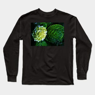 Wet Hydrangea Long Sleeve T-Shirt